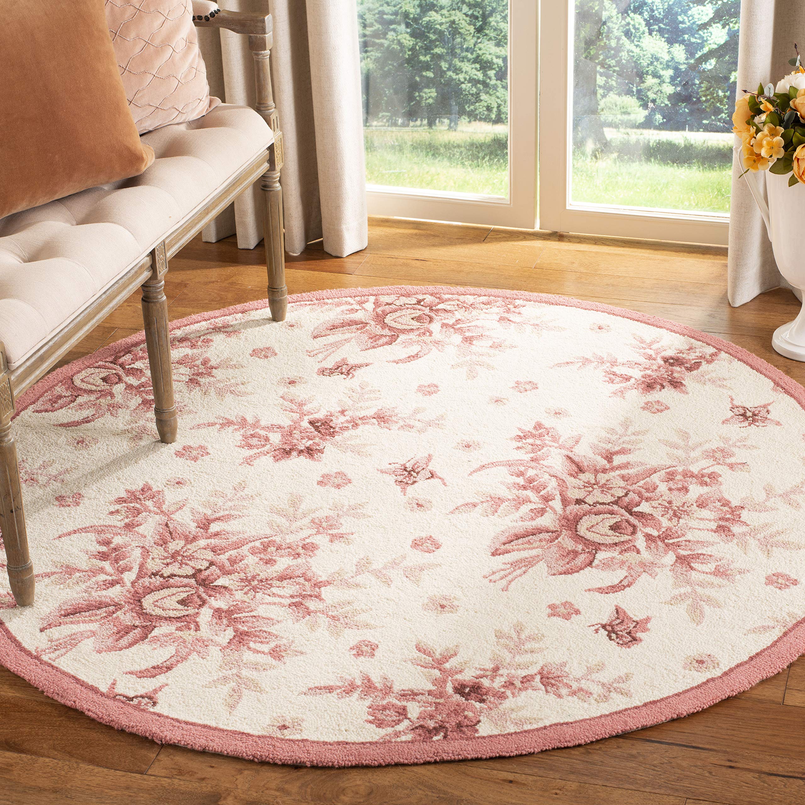 Amazon.com: SAFAVIEH Chelsea Collection Area Rug - 4' Round, Ivory